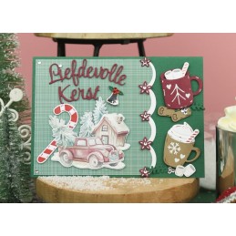 Bloc de papier - Yvonne Créations - World of christmas 15 x 15 cm - YCPP10064