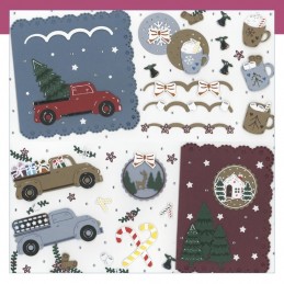 Dies - Yvonne Creations - World of christmas - YCD10322 - Camion de Noël