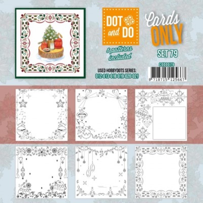 Dot and do Cartes n°79 - Lot de 6 Cartes seules