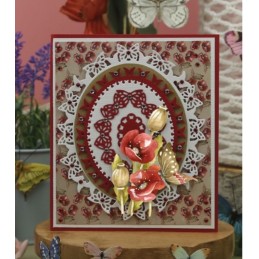 Bloc de papier - Precious marieke - Beautiful Butterflies 15.2 x 15.2 cm