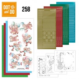 Dot and do 258 - kit Carte 3D  - Jeunes de cœur