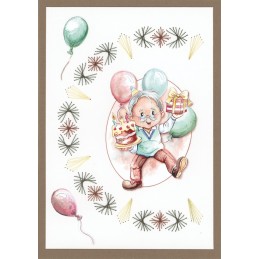 Creative Embroidery n°57 - Livret 8 modèles de cartes à broder - Jeune de cœur