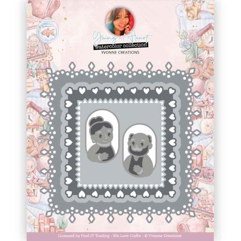 Dies - Yvonne Creations - Jeunes de cœur - YCD10340 - Grand parents