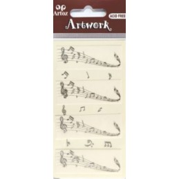 Art-work stickers : Notes de musique