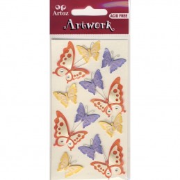 Art-work stickers : Papillons