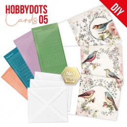 Kit cartes imprimées Hobbydots N°5 - Oiseaux