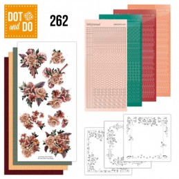 Dot and do 262 - kit Carte 3D  - Roses