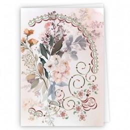 Kit  cartes imprimées Hobbydots A6 N°1 - Fleurs de mariage