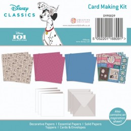 Disney 101 Dalmatiens Kit Coffret complet pour 3 cartes 15 x15 cm - DYP0029