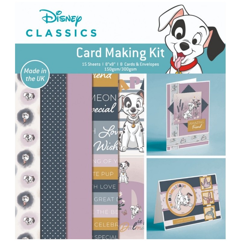 Disney 101 Dalmatiens Kit Coffret complet pour 8 cartes 20 x20 cm - DYP0023