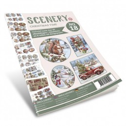 Livre Scenery A4 prédécoupé N°18 - C'est Noël 48 images + papiers