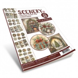 Livre Scenery A4 prédécoupé N°20 - Le Meilleur Noël  48 images + papiers