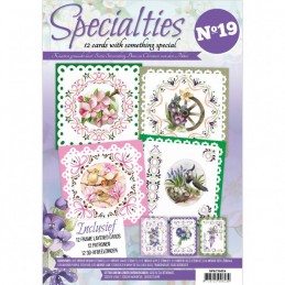 Carte 3D livre Specialties A4 N°19 - 12 cartes sur le thème du printemps