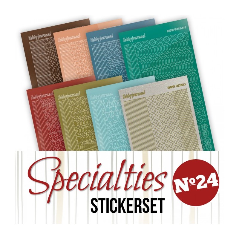 Set de stickers pour livre Specialties A4 N°24