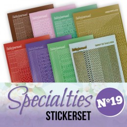 Kit complet Specialties n°19  livre + stickers - Thème oiseaux de printemps