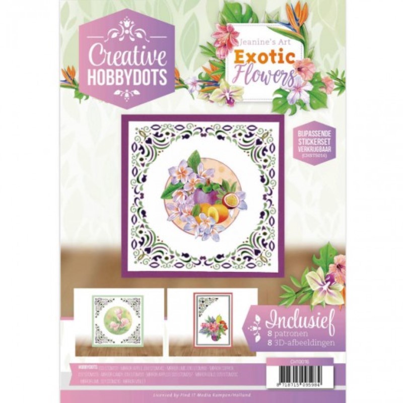 Creative Hobbydots n°16 - Livret 8 modèles de cartes à stickers Dot and do