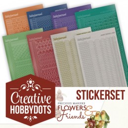 Kit Creative Hobbydots n°26 - Livret 8 modèles + Stickers Dot and do