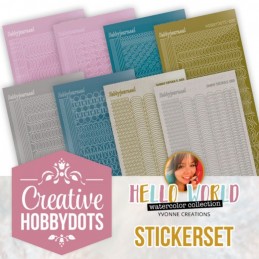 Kit Creative Hobbydots n°35 - Livret 8 modèles + Stickers Dot and do