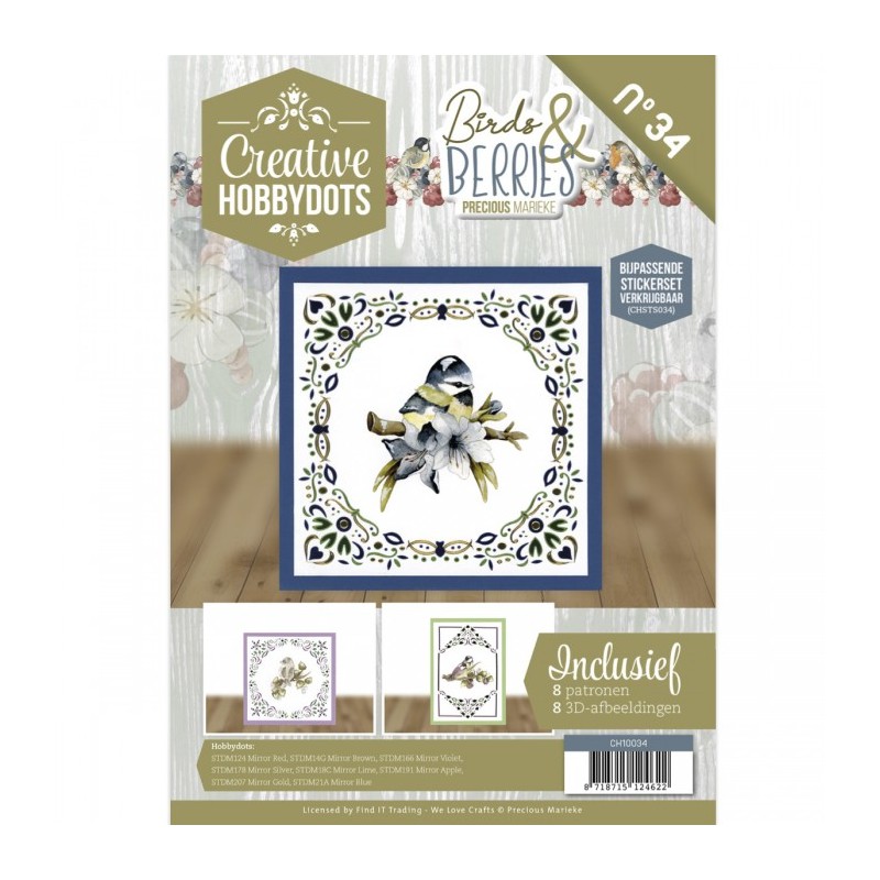 Kit Creative Hobbydots n°34 - Livret 8 modèles + Stickers Dot and do