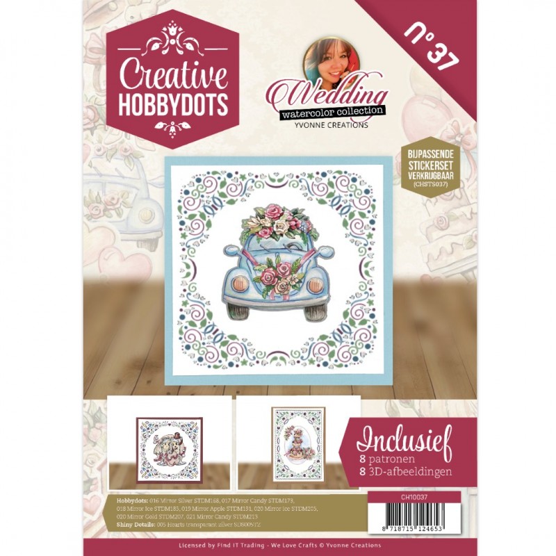 Kit Creative Hobbydots n°37 - Livret 8 modèles + Stickers Dot and do