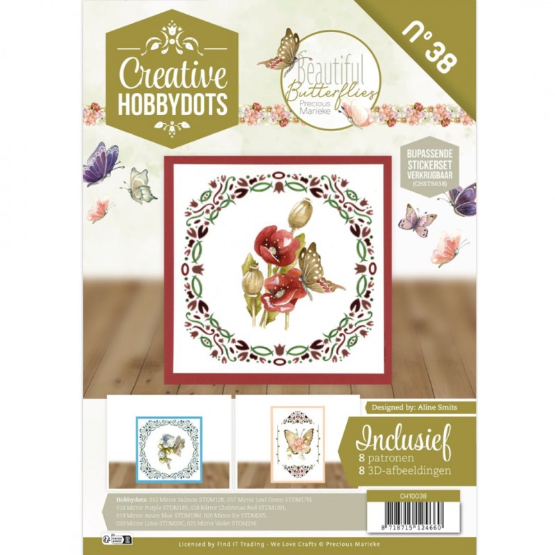 Kit Creative Hobbydots n°38 - Livret 8 modèles + Stickers Dot and do