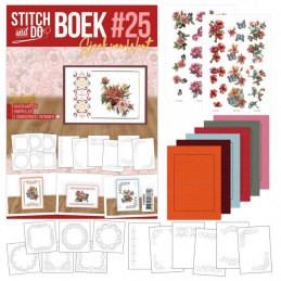 Stitch and Do Livre n°25 - Kit Carte 3D à broder - Fleurs