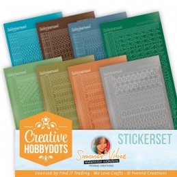 Kit Creative Hobbydots n°39 - Livret 8 modèles + Stickers Dot and do