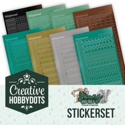 Kit Creative Hobbydots n°47 - Livret 8 modèles + Stickers Dot and do