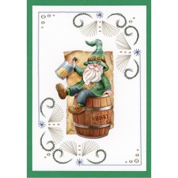 Creative Embroidery n°60 - Livret 8 modèles de cartes à broder - Familles et gnomes
