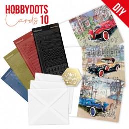 Kit cartes imprimées Hobbydots N°10 - Voitures anciennes