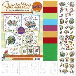 Carte 3D livre Specialties A4 N°23 - 12 cartes sur le thème oiseaux