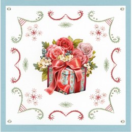 Creative Embroidery n°61 - Livret 8 modèles de cartes à broder - Rose décorations