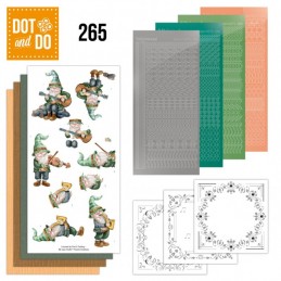 Dot and do 265 - kit Carte 3D  - Gnomes musiciens