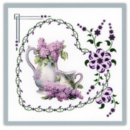 Dot and do 266 - kit Carte 3D  - Beaux Lilas