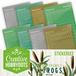 Kit Creative Hobbydots n°10 - Livret 8 modèles + Stickers Dot and do