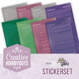 Kit Creative Hobbydots n°50 - Livret 8 modèles + Stickers Dot and do