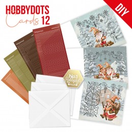 Kit cartes imprimées Hobbydots N°12 - Gnomes