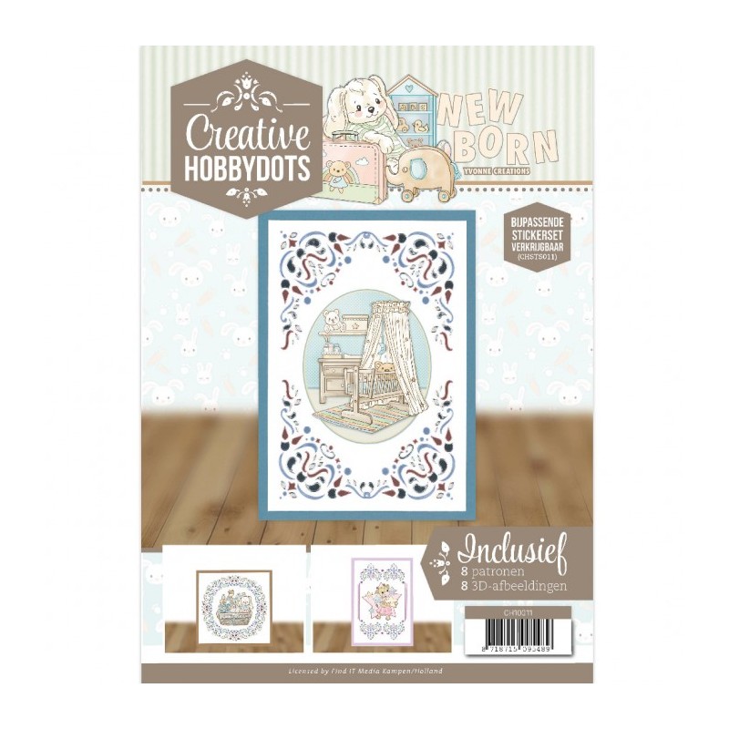 Kit Creative Hobbydots n°11 - Livret 8 modèles + Stickers Dot and do