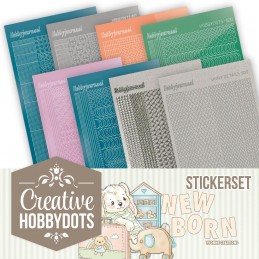 Kit Creative Hobbydots n°11 - Livret 8 modèles + Stickers Dot and do