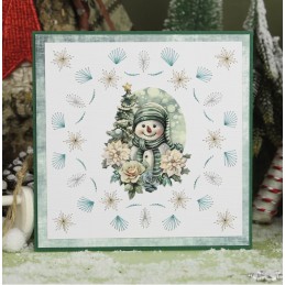 Carte 3D prédéc. - SB10941 - Noël enchanté - Bonhomme de neige