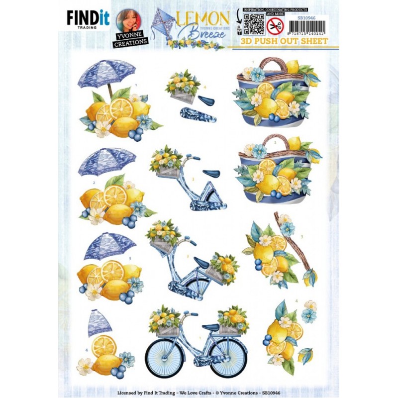 Carte 3D prédéc. - SB10946 - Fraicheur citron - Vélo citron