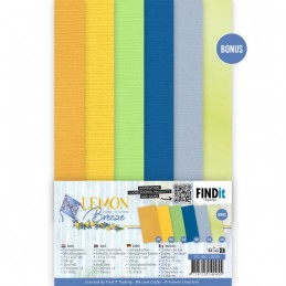 Set 21 cartes 13.5x27cm - Fraicheur citron - YC4K10029