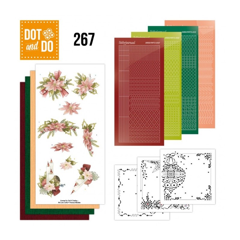 Dot and do 267 - kit Carte 3D  - Noël Rubis