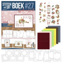 Stitch and Do Livre n°27 - Kit Carte 3D à broder - Noël