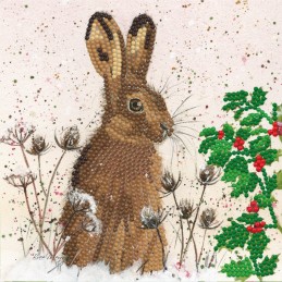 Carte Broderie Diamant - Lapin - BMSA42