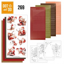 Dot and do 269 - kit Carte 3D  - Nostalgique Noël