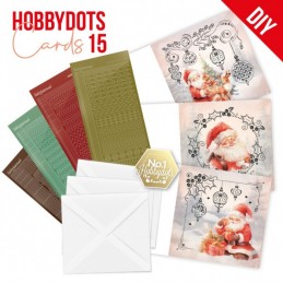 Kit cartes imprimées Hobbydots N°15 - Nostalgique Noël