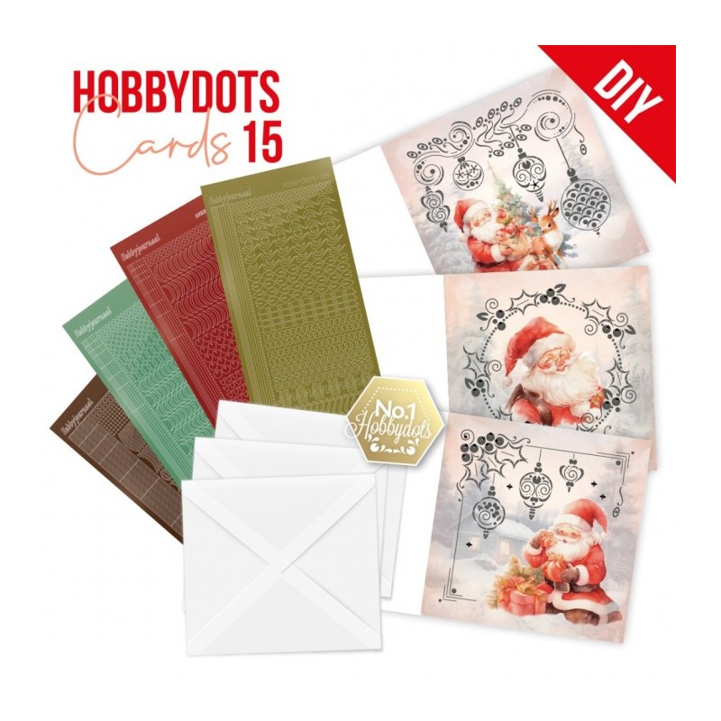 Kit cartes imprimées Hobbydots N°15 - Nostalgique Noël