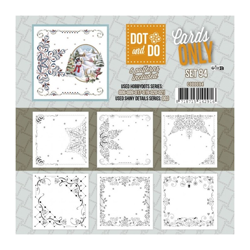 Dot and do Cartes n°94 - Lot de 6 Cartes seules