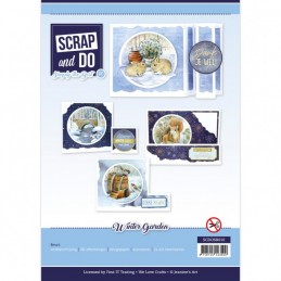 Scrap and do 010 - kit 4 Cartes 3D - Jardin  d'hiver